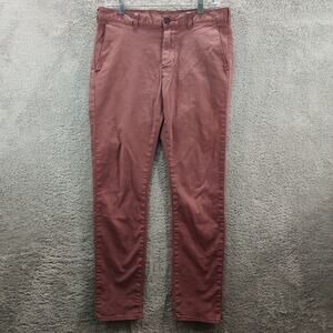 Bullhead California Republic Men's Skinny Burgundy Chino‎ Pants W30 L30 Casual